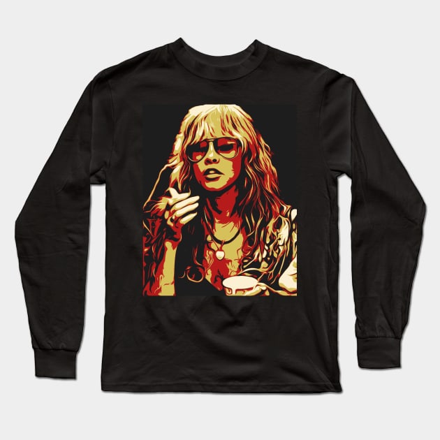 Stevie Nicks Colors Detail Long Sleeve T-Shirt by OFFblack